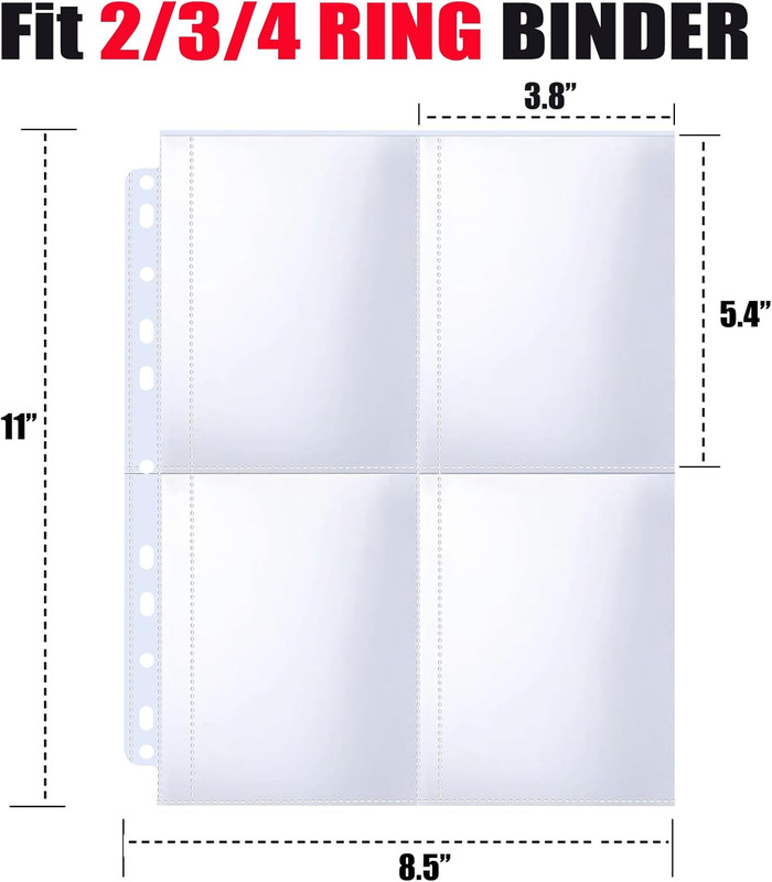 60 Pack 240 Pockets Seed Packet Sleeves, Garden Seed Storage Organizer Pages for gallery