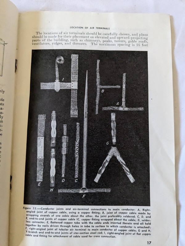 1926/1950 Vintage Lighting Rod Protection From Lighting Dept Agriculture Booklet gallery