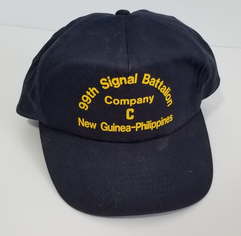 99th Signal Battalion Company C New Guinea Philippines World War II Hat Snapback