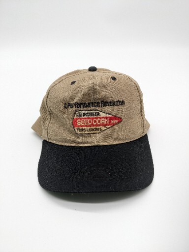 Rare Pioneer Brand Seeds Seed Grower Corn Patch Hat Cap Farming Vintage USA