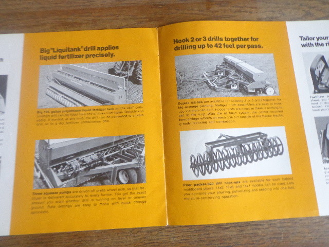 1973 International Harvester 620 Press Grain Drill Sales Brochure Tractor gallery