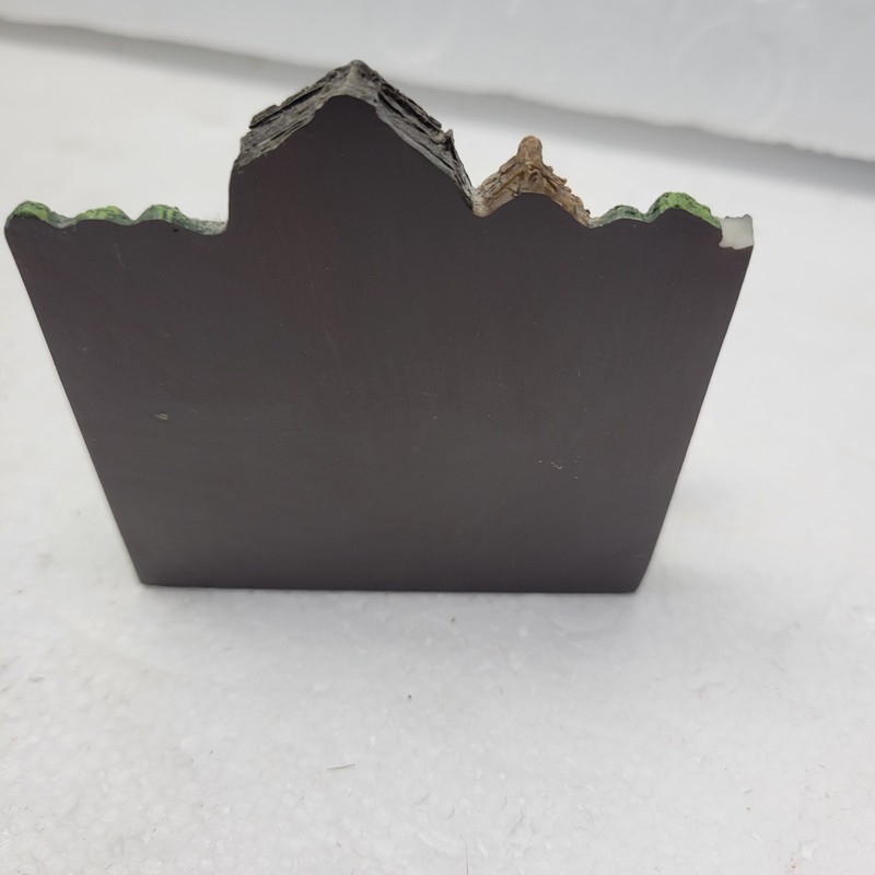 John Deere Business Card Holder Resin Handpainted Farm Tractor Farmhouse Scene gallery