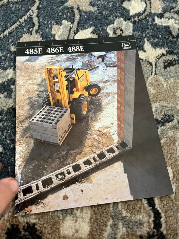John Deere 485E 486E 488E Forklift Brochure FCCA