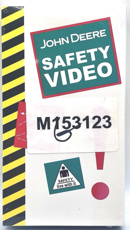John Deere M153123 Gators Safety Video VHS Tape NEW In Shrink Wrap