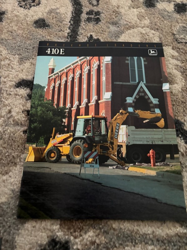 John Deere 410E Backhoe Loader Brochure FCCA25