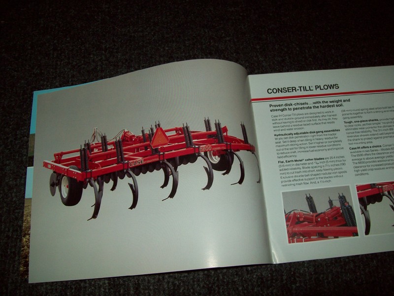 CASE IH 6500 6650 10 14 5600 5700 SOIL CONDITIONING EQUIP BROCHURE LITERATURE AD gallery