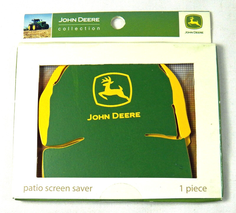 John Deere Ball Cap Metal Patio Screen Saver Cover Holes Fridge Magnet 658639