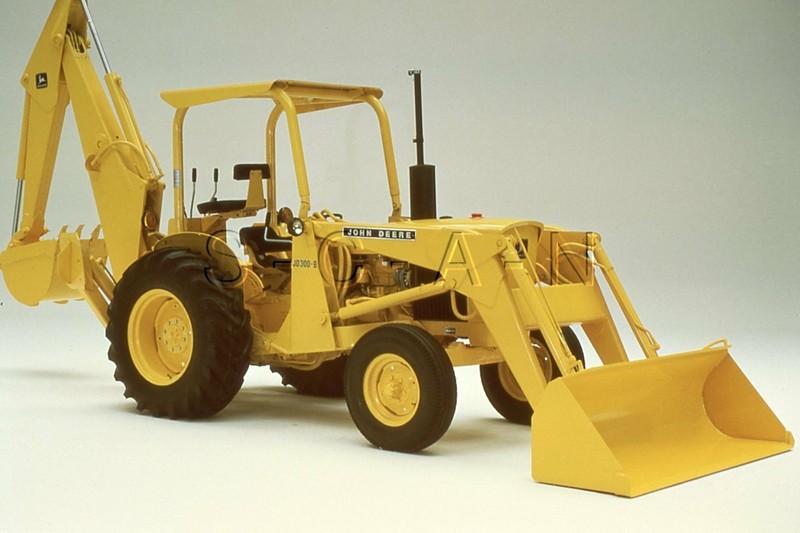 Original Vintage 70s Photo- John Deere Dealer 35mm Slide / Negative- Backhoe #1