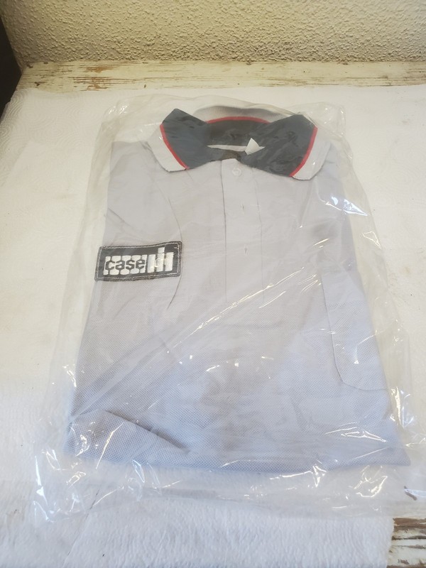 Protexall Short Sleeved Polo Shirt Case IH large International Harvester NOS