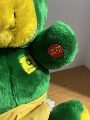 Vintage 1984 Animal Fair Inc. Paw Pals John Deere Bear Plush w/Apron 16” RARE