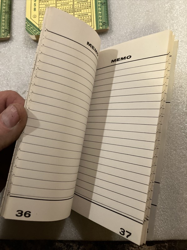 1954 1957 1961 And 1962 John Deere Farmer's Pocket Notebook Ledger Lot gallery