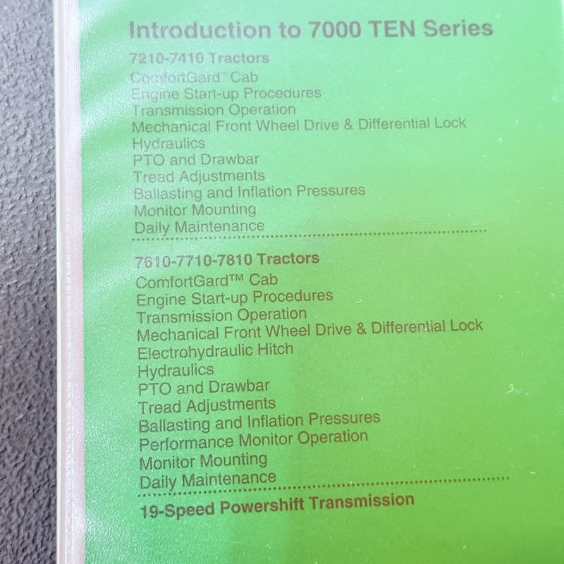 Vintage John Deere Company 7000 Series Tractors VHS Tape gallery