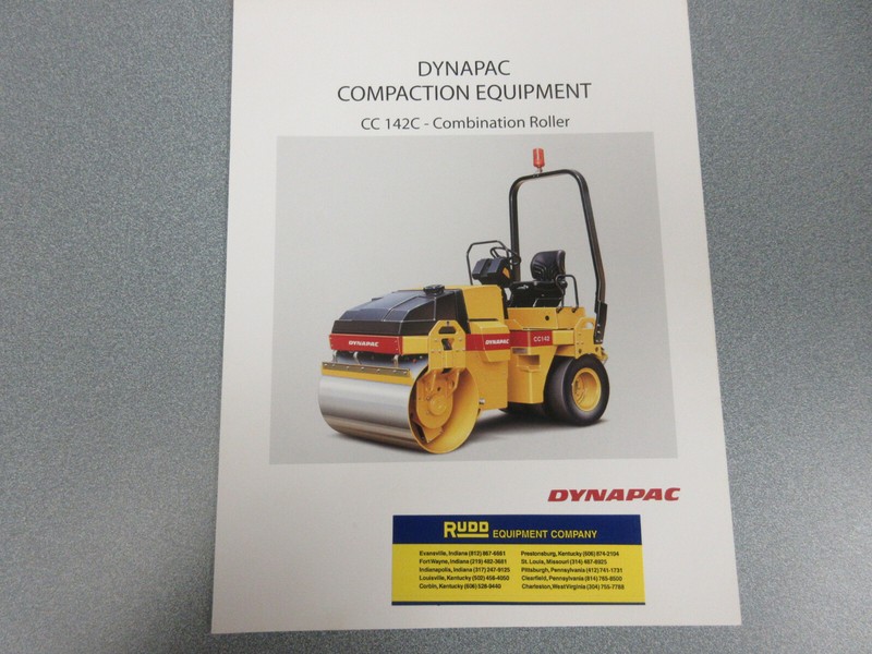 Dynapac CC 142C Roller Compactor Brochure 2 Page