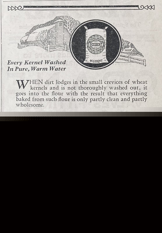 1926 AD.(XG24)~RUSSELL-MILLER MILLING CO. MINNEAPOLIS, MINN. OCCIDENT FLOUR
