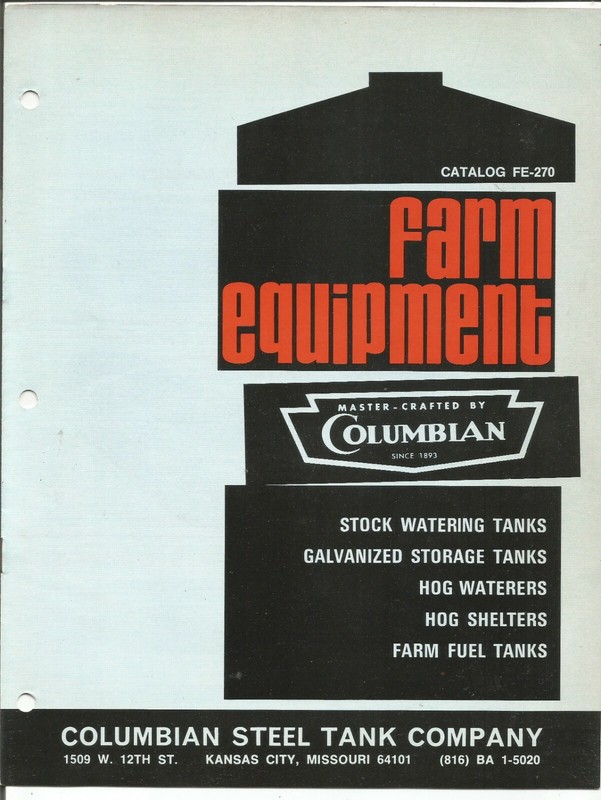 Original OEM Columbian Farm Equipment Product Catalog Sales Brochure No. FE-270