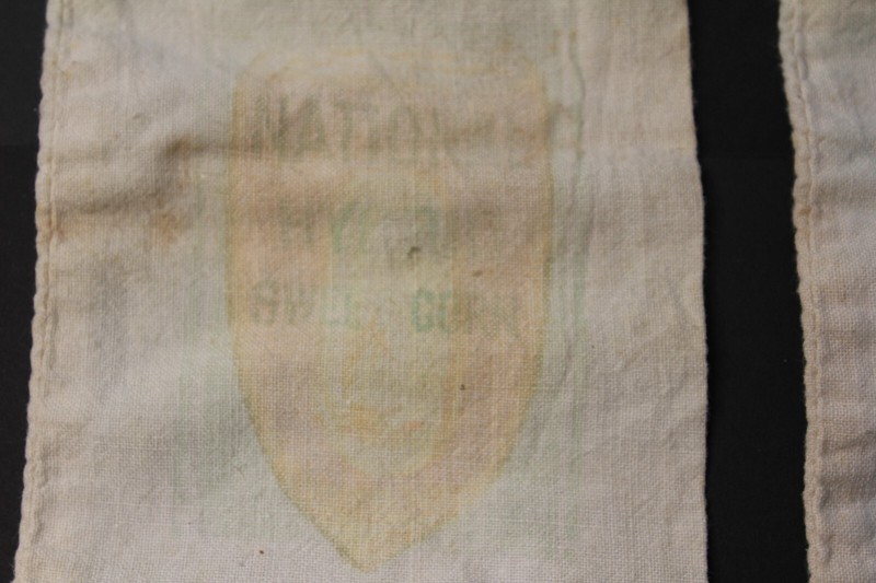 2 National Hybrid Sweet Corn cloth sack bag 9"x5" vintage logo faded gallery