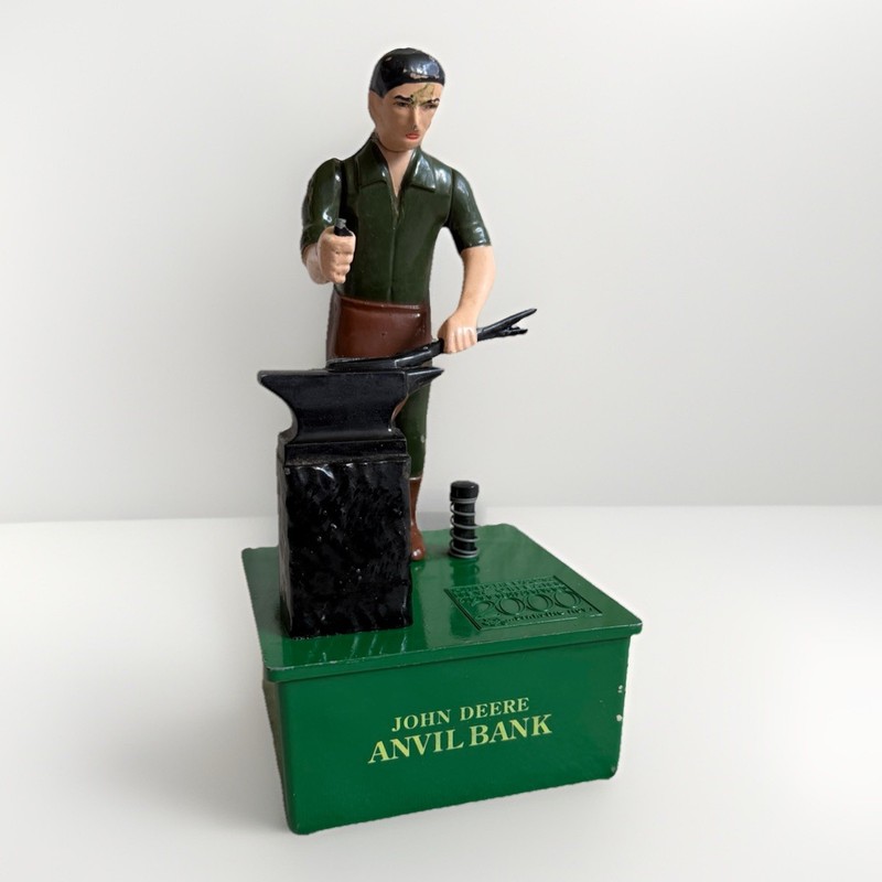 John Deere Anvil Bank Expo 94 New Orleans Cast Iron Blacksmith Untested