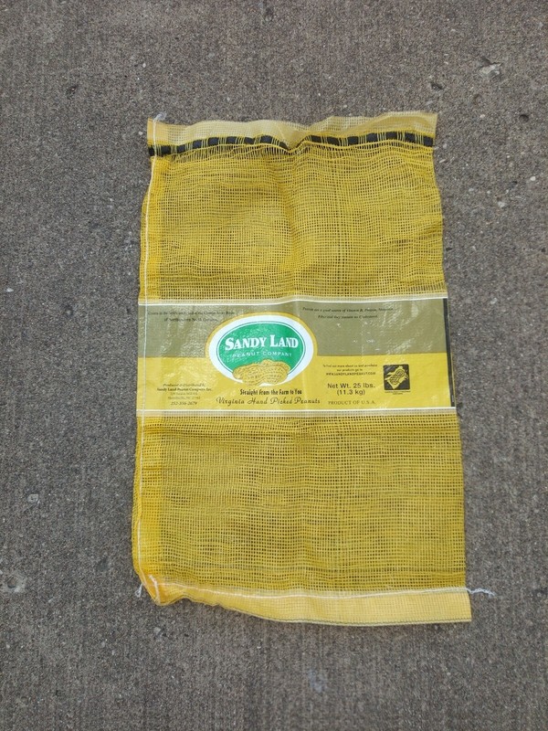Ten Sandy Land Empty Peanut Mesh/Nylon Sack Bag 21″ x 33 1/2″ Harrellsville, NC