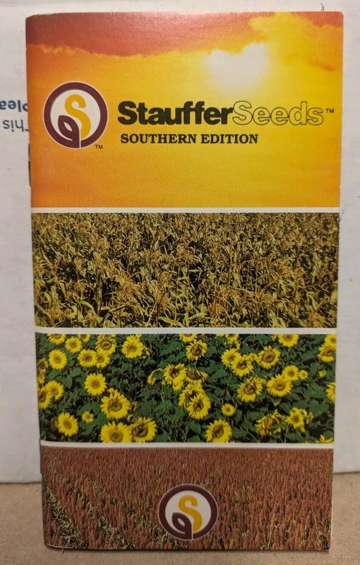 1982-1983 Stauffer Seeds Southern Edition Pocket Notebook Springfield IL