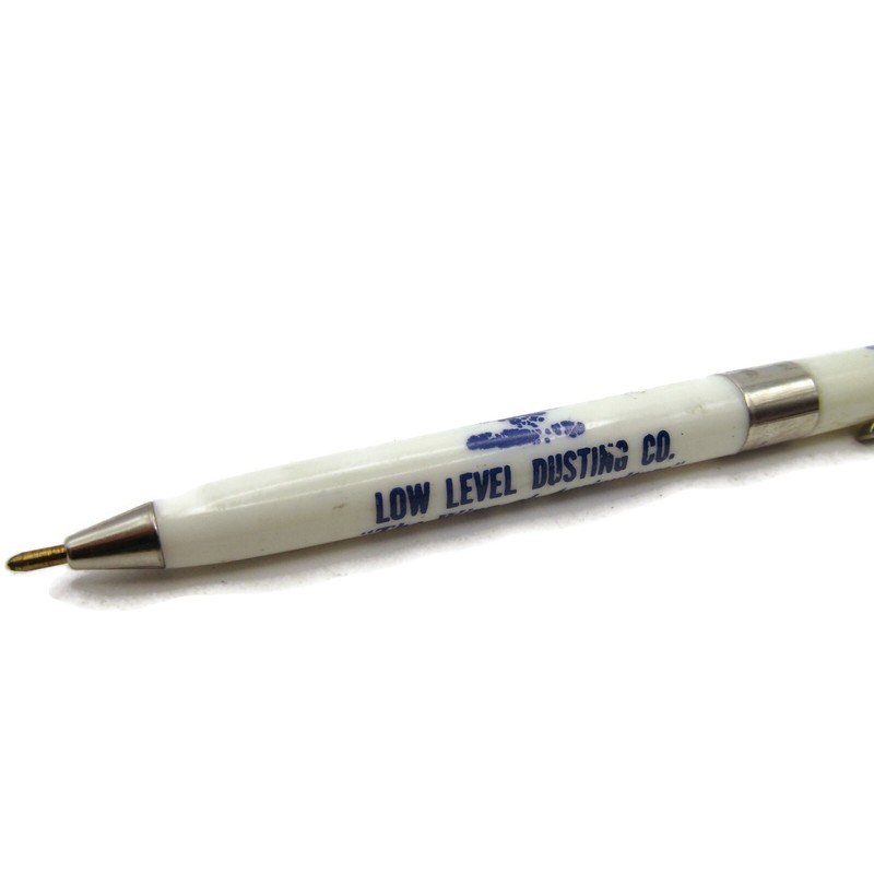 Vintage Advertising Pen LaSalle Low Level Dusting Co. Crop Duster LaSalle