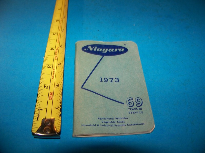 Niagara Brand Farmers “Daily Reminder” Memo Booklet Vintage 1973