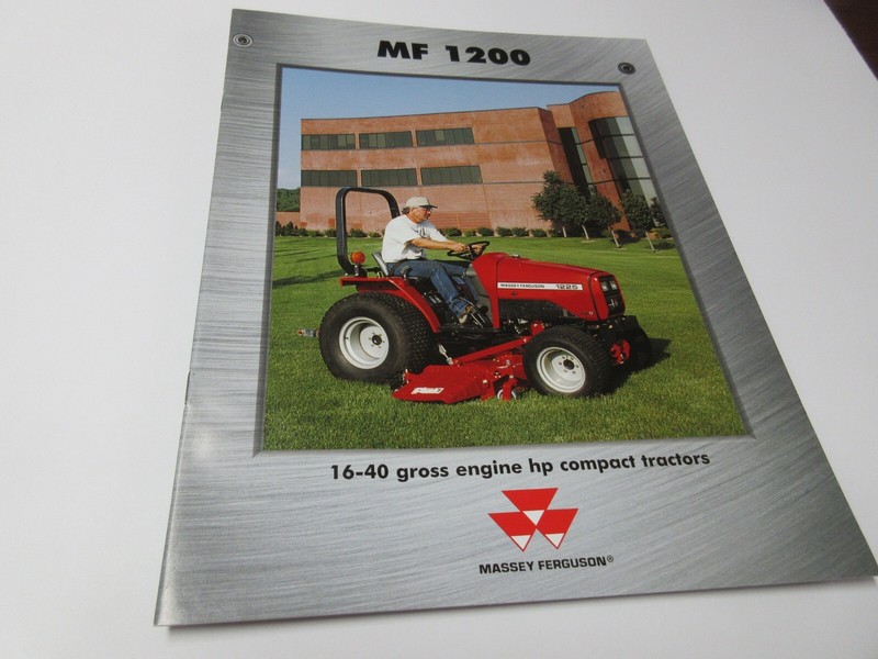 Massey Ferguson MF 1200 Series Tractors Brochure 16 Page Good (1205 thru 1260)
