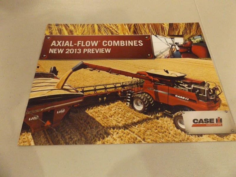 CASE-IH 2013 PREVIEW AXIAL-FLOW COMBINES, LITERATURE #CIH08221201 2012