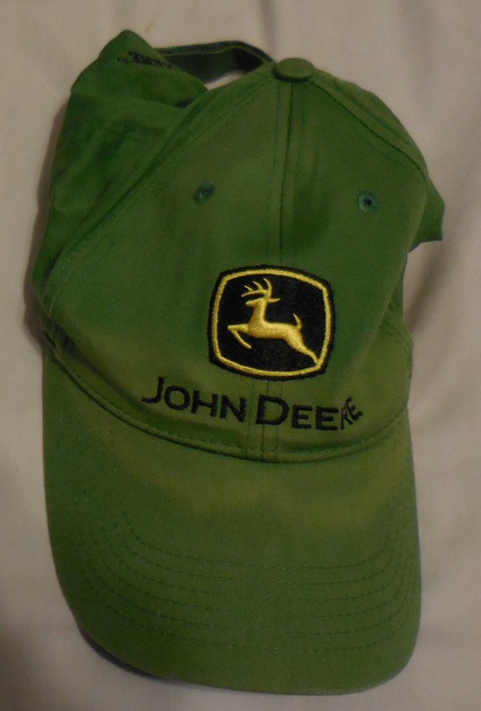 1 John Deere Hat Nothing Runs Like A Deere Adjustable Green color VTg tractor ad
