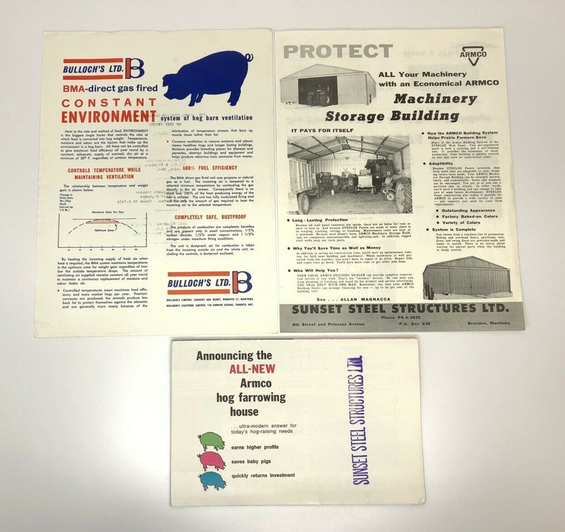 Armco Hog Farrowing & Machinery Storage Building Brochures Bulloch’s Ventilation