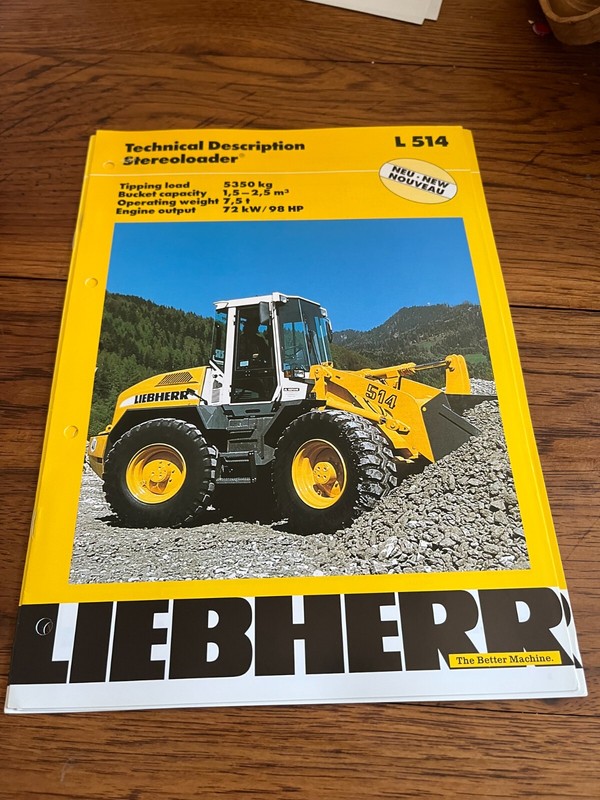 Liebherr 514 Wheel Loader Brochure AMIL22
