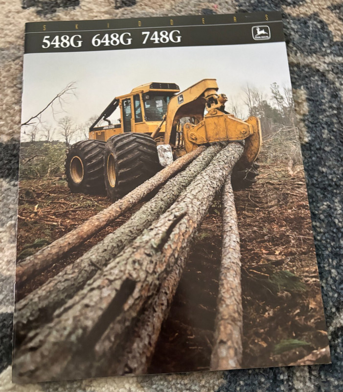 John Deere 548G 648G 748G Skidders Brochure FCCA25