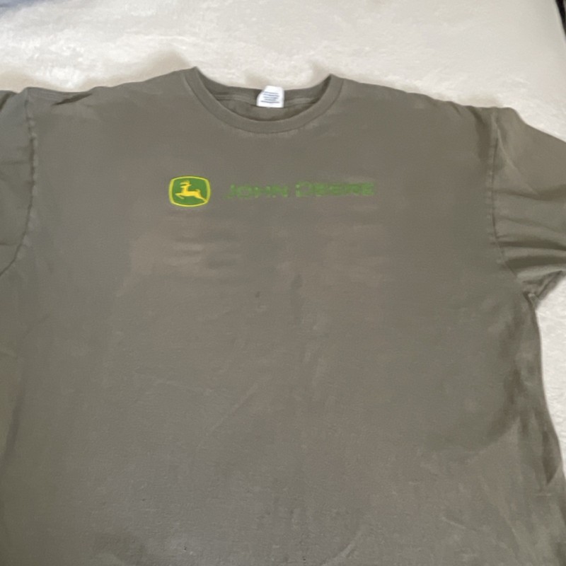John Deere Nothing Runs Like A Deere Gray Agriculture T-Shirt