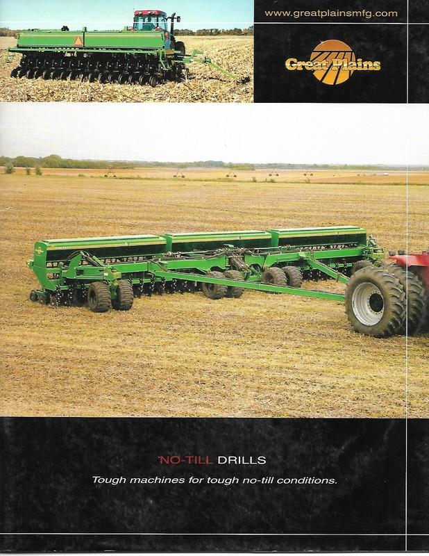 Farm Equipment Brochure – Great Plains – No-Till Drills (F7429)