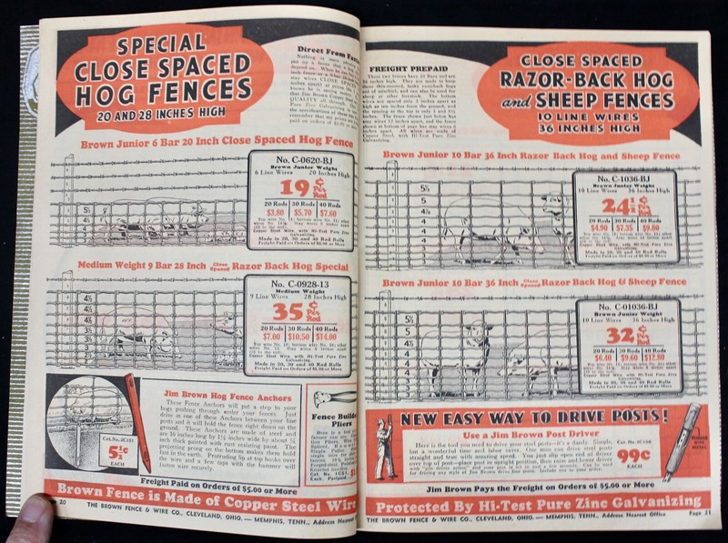 Original 1937 Jim Brown’s Catalog Barbed Wire Paint and More gallery