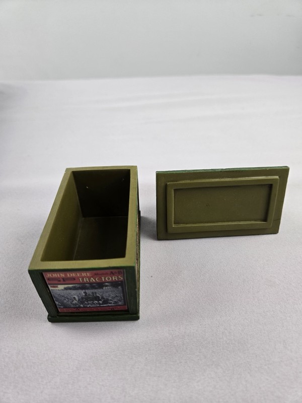 Classic John Deere tractor box, Card Holder Or Mini Trinket Holder gallery