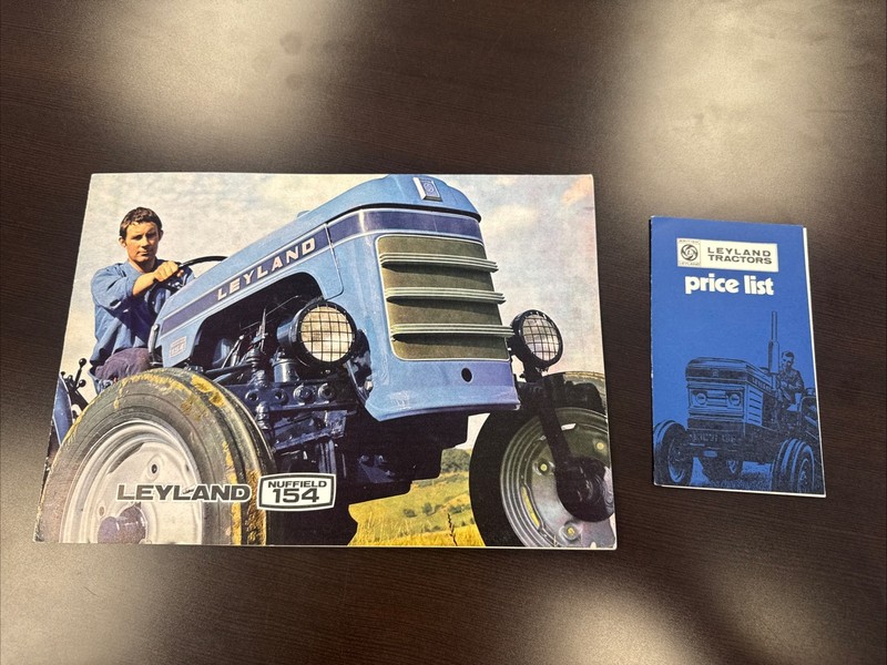 Leyland Nuffield 154 Tractor Brochure W Price List