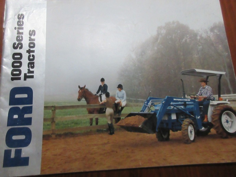 Ford 1110, 1210, 1310, 1510, 1710, 1910 Farm Tractor Brochure