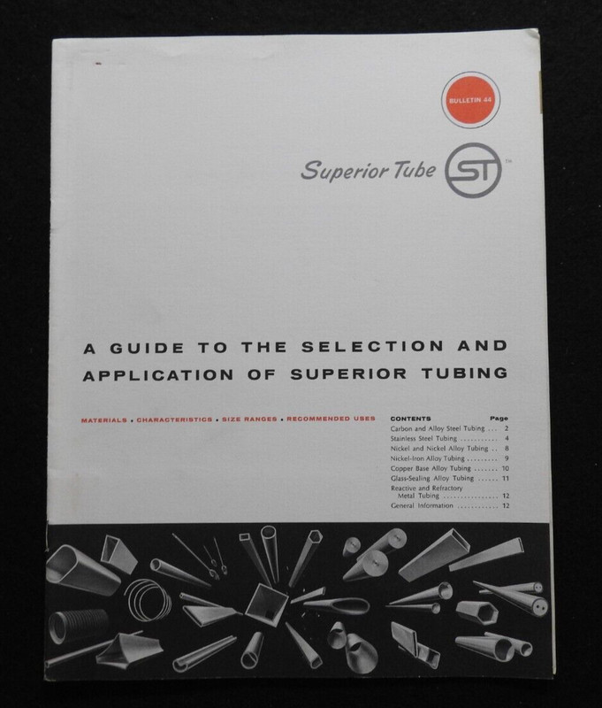 1966 Superior Tube Co. Stainless Steel Tubing Engineering Catalog Norristown PA gallery