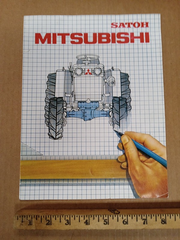 Satoh Mitsubishi Tractor Brochure, 1980
