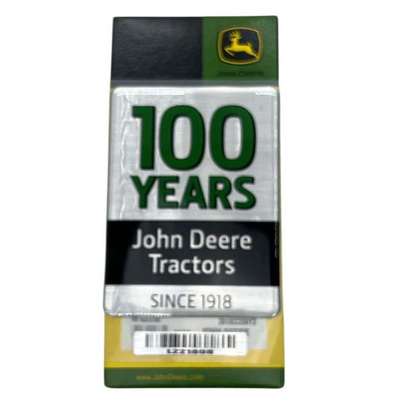 Genuine 100 Years John Deere Tractors Since 1918 Label L221808 NOS OEM gallery