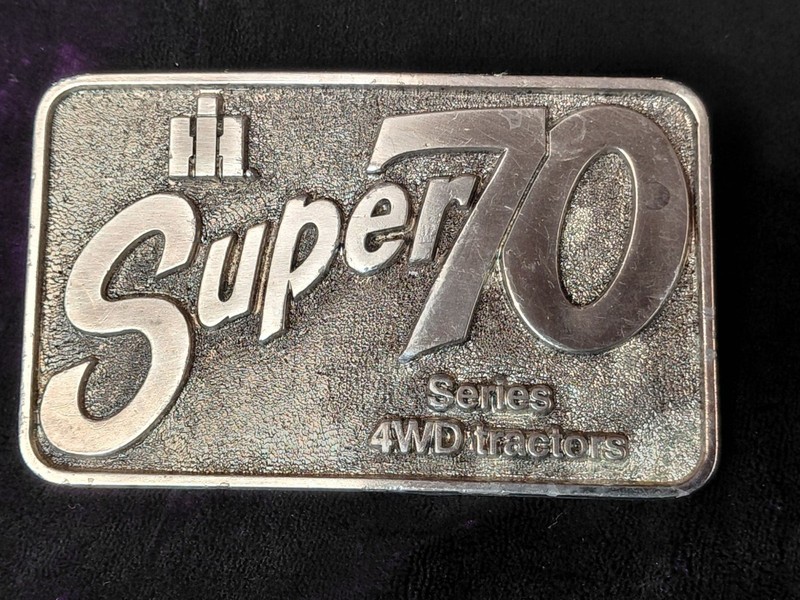 IH International Harvester Super 70 Series 4WD Tractor Belt Buckle Spec Cast