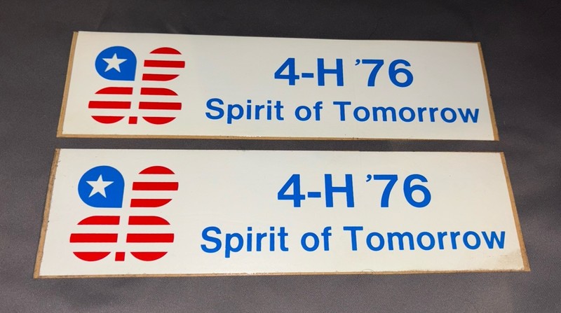 vtg 4-H Stickers farming