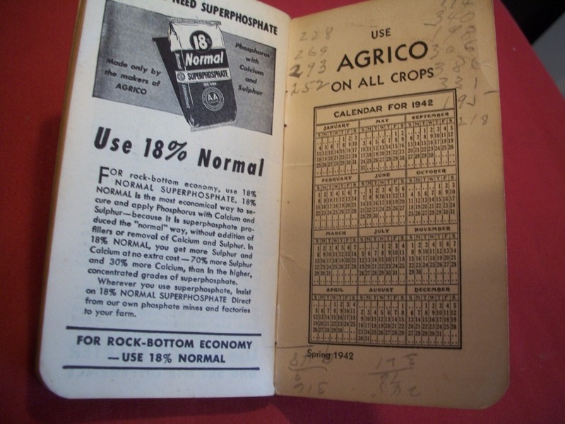 Collectable 1942 Agrico Fertilizer Memo Book gallery