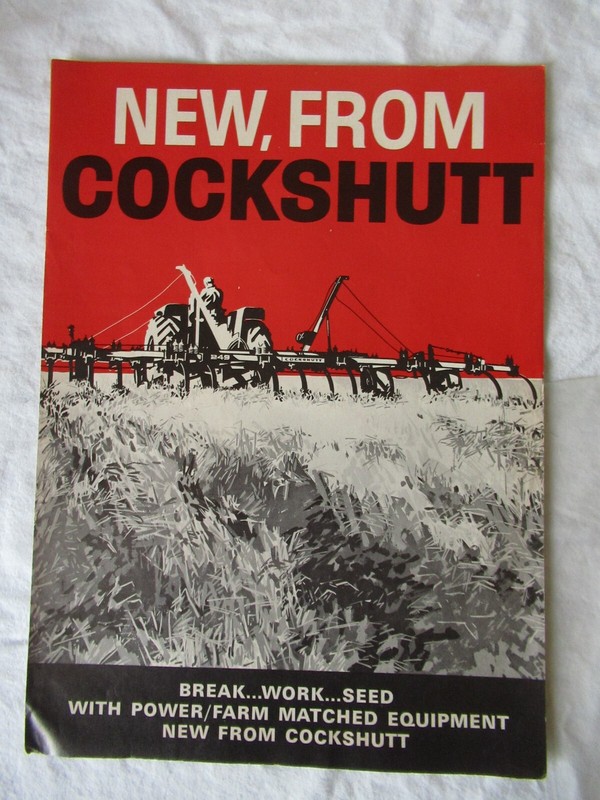 Cockshutt 249 239 cultivator 252 225 disc harrow print ad poster