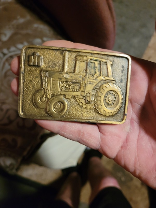 IH International Harvester Tractor Metal Belt Buckle Spec Cast