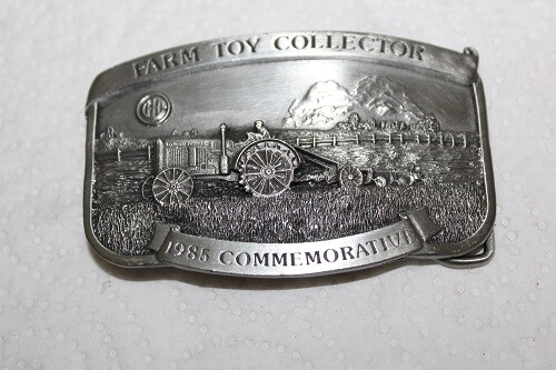 NEW Farm Toy Collector 1985 Pewter Belt Buckle No. 439 of 500 IHC MINT Condition