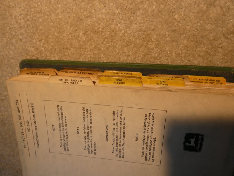 Vintage 1964-78 Bound John Deere Hi Cycles Hitches More Parts Catalogs gallery