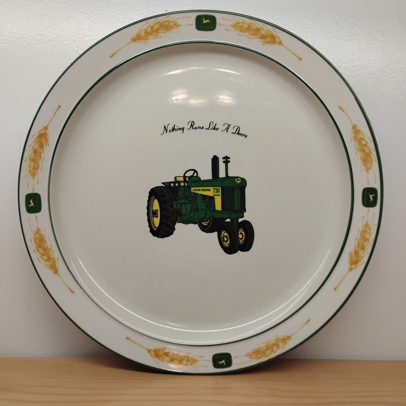 Gibson John Deere 730 Diesel 10.5″ Plate Nothing Runs Like A Deere Tractor