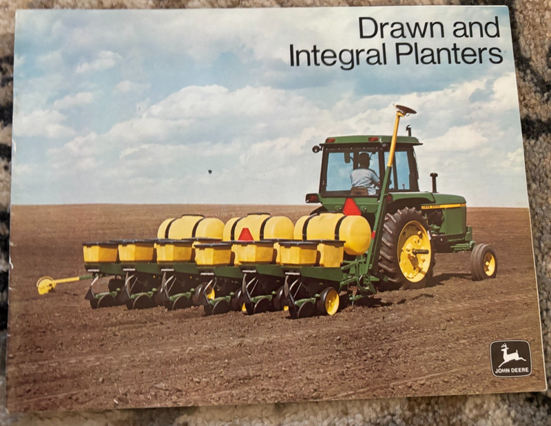 John Deere Drawn & Integral Planters For 1974 Brochure AMIL26 no2