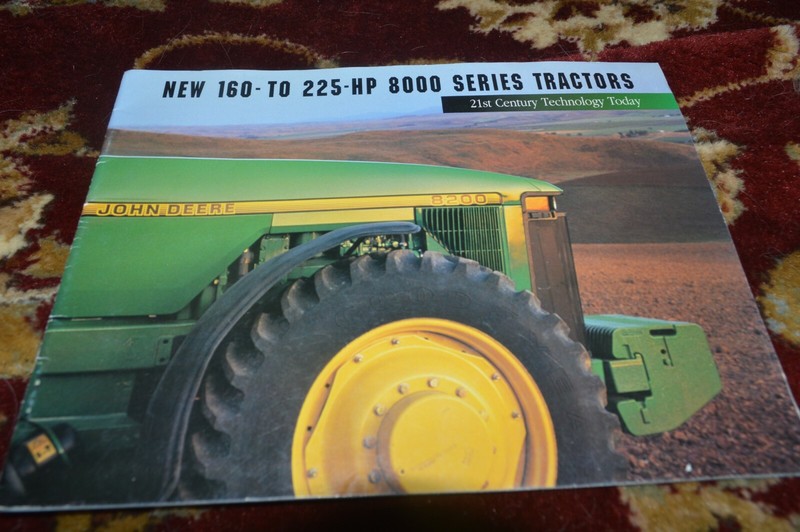 John Deere 8100 8200 8300 8400 Tractor For 1994 Brochure DCPA15